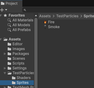 Sprites フォルダの中身