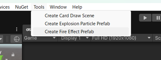 生成された Prefab